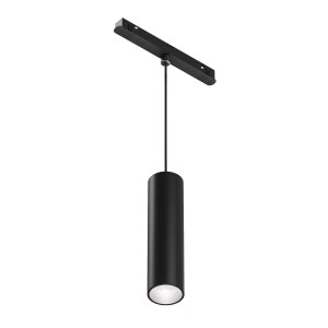 EXILITY Focus LED 12W CCT 36 st sterowanie bluetooth WiFi pilot lampa wisząca czarna do szyn magnetycznych