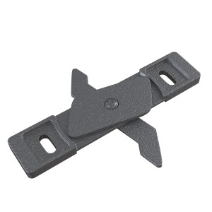 S35 uchwyt montażowy czarny do szyny magnetycznej natynkowej 35mm