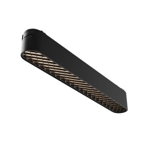 RADITY Basis Grid LED 12W 4000K 60 st 22cm lampa czarna do szyn magnetycznych
