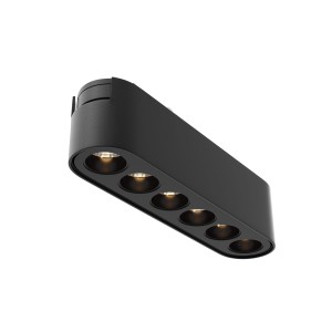 RADITY Points LED 6W 3000K 36 st 11,6cm lampa czarna do szyn magnetycznych