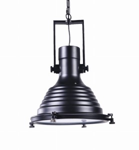 BOTTI lampa wisząca czarna loft na łańcuchu 3xE27
