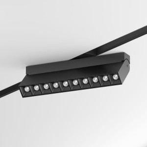 S35 Points Rot LED 20W 4000K 24 st lampa czarna 27cm do szyny magnetycznej