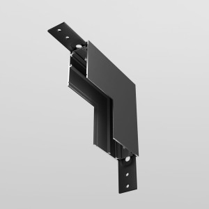 EXILITY łącznik L 90st czarny do szyn magnetycznych natynkowych 26mm połączenie typu sufit/ściana