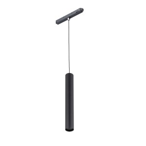 LVM ROLLER LED 9W 4000K lampa wisząca tuba czarna do szyn magnetycznych