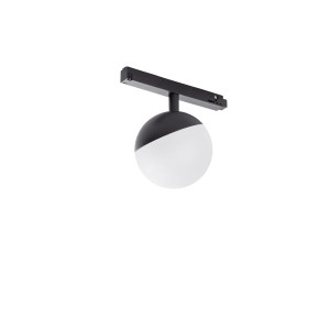 LVM LID LED 8W 4000K spot kula biało-czarna do szyn magnetycznych