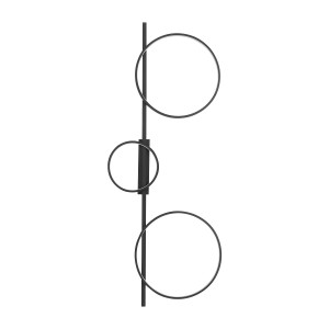 CIRCOLO LED 33W lampa sufitowa kinkiet obręcze czarne 4000K