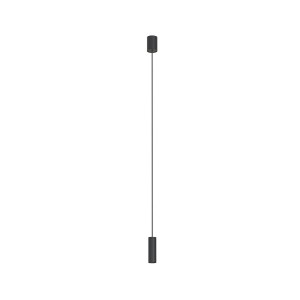 FOURTY S zwis tuba czarna 12,5cm 1xGU10 MR11