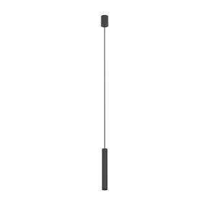 FOURTY M zwis tuba czarna 30cm 1xGU10 MR11