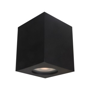 FABRYCIO lampa sufitowa kostka IP44 GU10 czarna