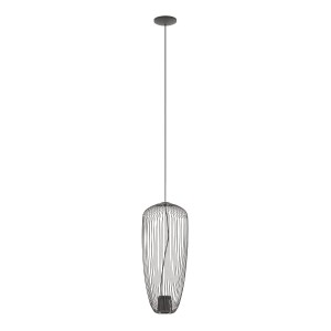 PUMPKIN S UMBRA GRAY 11243 lampa wisząca fi 27cm druciana ciemny szary 1xGU10
