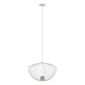 PUMPKIN M SILK GRAY 11244 lampa wisząca fi 54cm druciana jasny szary 1xGU10