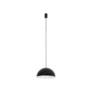 HEMISPHERE SUPER S lampa wisząca 33cm czarna/biały środek 1xGX53