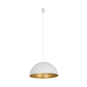 HEMISPHERE SUPER L lampa wisząca 50cm biała/złoty środek 4xGX53