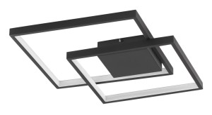 MATA LE41443 Nowoczesna lampa sufitowa kwadratowa z podwójną ramą aluminiową