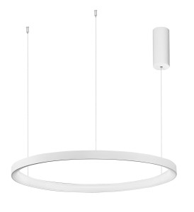 ROTA LE41469 Nowoczesna lampa wisząca o owalnym kształcie z aluminiowym i akrylowym wykończeniem