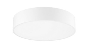 ALDEA LE41552 Nowoczesna lampa sufitowa o cylindrycznym kształcie Biała aluminiowa lampa o dużej powierzchni świecenia