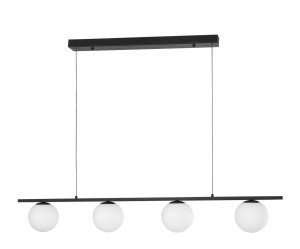 UBEDA LE41806 Nowoczesna lampa wisząca z czterema kloszami kulistymi