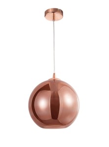 CASTRO LE41957 Lampa wisząca nowoczesna miedziana kula szkło aluminium