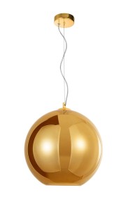 CASTRO LE41960 Nowoczesna lampa wisząca złota kula szkło aluminium