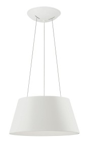 GRANDE LE42012 Nowoczesna lampa wisząca o szerokim cylindrycznym kloszu z aluminium i akrylu