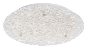 CODAZZI LE42335 Klasyczna lampa sufitowa o falistym kloszu z efektownym szkłem