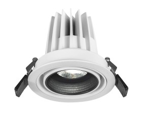 ZALAMEA LE61349 Oczko LED sufitowe Białe Kompaktowe aluminiowe