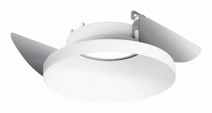 CANTAURA LE61414 Oczko LED aluminiowe białe okrągłe z ruchomymi skrzydełkami