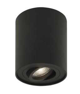 CARRIZAL LE61429 Czarna cylindryczna lampa sufitowa LED o regulowanym świetle