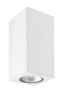 DONOSTIA LE61504 Kwadratowy reflektor gipsowy o minimalistycznym designie