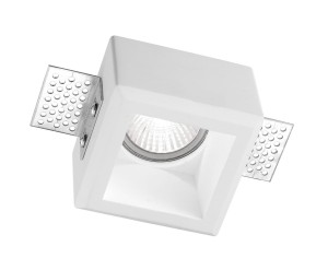 FERNANDO LE61525 Oczko sufitowe kwadratowe z gipsu białe LED
