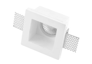 Fernando LE61530 Oczko LED sufitowe Kwadratowe gipsowe białe Eleganckie