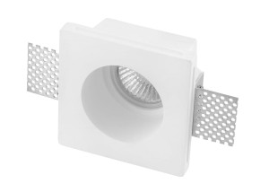 FERNANDO LE61531 Oczko sufitowe kwadratowe gipsowe LED o nowoczesnym designie