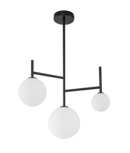 URUAPAN LE42884 Lampa sufitowa nowoczesna Trzy kuliste klosze Elegancka konstrukcja