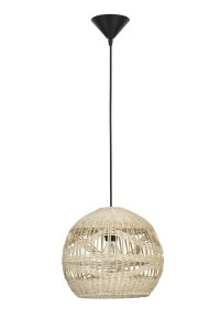 REYNOSA LE42945 Nowoczesna lampa wisząca Rattanowa kula