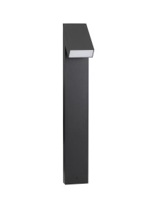 MONCLOVA LE71474 Ogrodowa lampa stojąca Prostokątna elegancka czarna