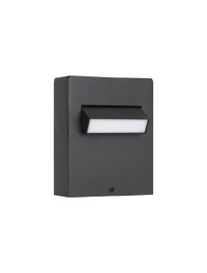 MONCLOVA LE71475 Kinkiet zewnętrzny prostokątny aluminiowy z wbudowanym LED o ciepłym świetle