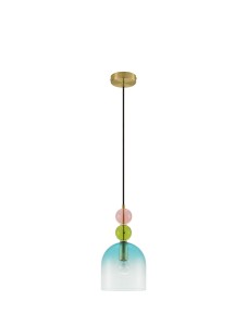 BALAM LE43396 lampa wisząca ze szkła kolorowego