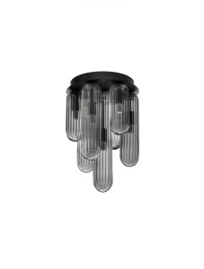BALDE LE43408 Nowoczesna lampa sufitowa z siedmioma cylindrycznymi kloszami