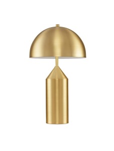 ABABAY LE43444 Lampa stołowa Złota z kloszem w kształcie kopuły Elegancka lampa o cylindrycznym stelażu