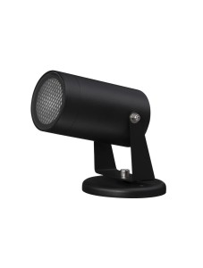 ACUCHA BASE LE73535 Lampa ogrodowa stojąca cylindryczna czarna z aluminiowym korpusem i szklanym kloszem o podwyższonej odporności na warunki atmosferyczne