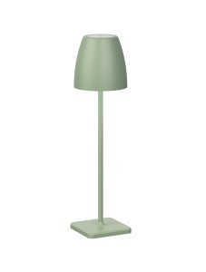AGUITA LE73554 Lampa stołowa zewnętrzna z aluminiowym kloszem w kształcie dzwonu