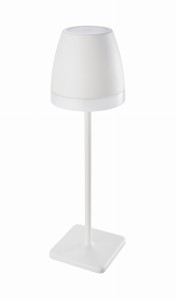 AGUITA LE73560 Lampa stołowa zewnętrzna z kloszem w kształcie kopuły aluminiowa odporna na warunki atmosferyczne