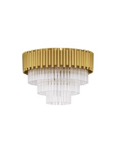 ACATEN LE43568 Nowoczesna lampa sufitowa o cylindrycznym kształcie z kryształowymi elementami Luces Exclusivas