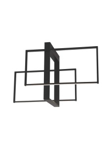 BALDO LE43579 Czarna Lampa Sufitowa LED Nowoczesny Design Geometryczny