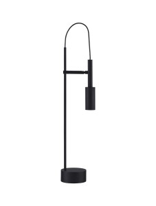 BAHAMA LE43626 Lampa stołowa Czarna Elegancka Lampa z Cylindrycznym Kloszem