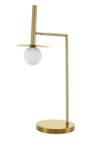 MORELOS LE43690 Lampa stołowa złota z kloszem w kształcie kuli