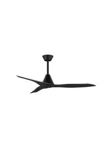 ABRITAS LE43741 Czarny wentylator sufitowy Trzy łopatki aluminiowo-akrylowe Minimalistyczny design