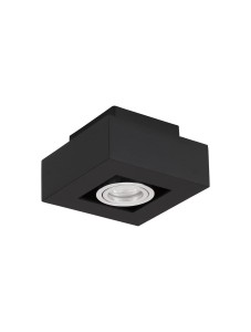 ACATENO LE61635 Lampa sufitowa kwadratowa aluminiowa czarna