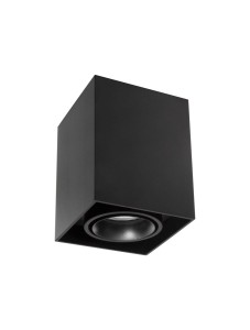 CHIVACOA LE61640 Czarna kwadratowa lampa sufitowa o nowoczesnym designie