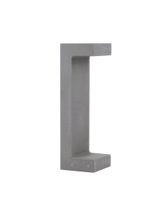ACAHUAL LE73577 Lampa ogrodowa stojąca Betonowa lampa o prostym kształcie litery L zintegrowanym źródłem światła odporna na warunki atmosferyczne